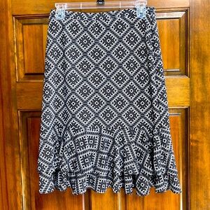 Michael Kors Black and White skirt - size 4